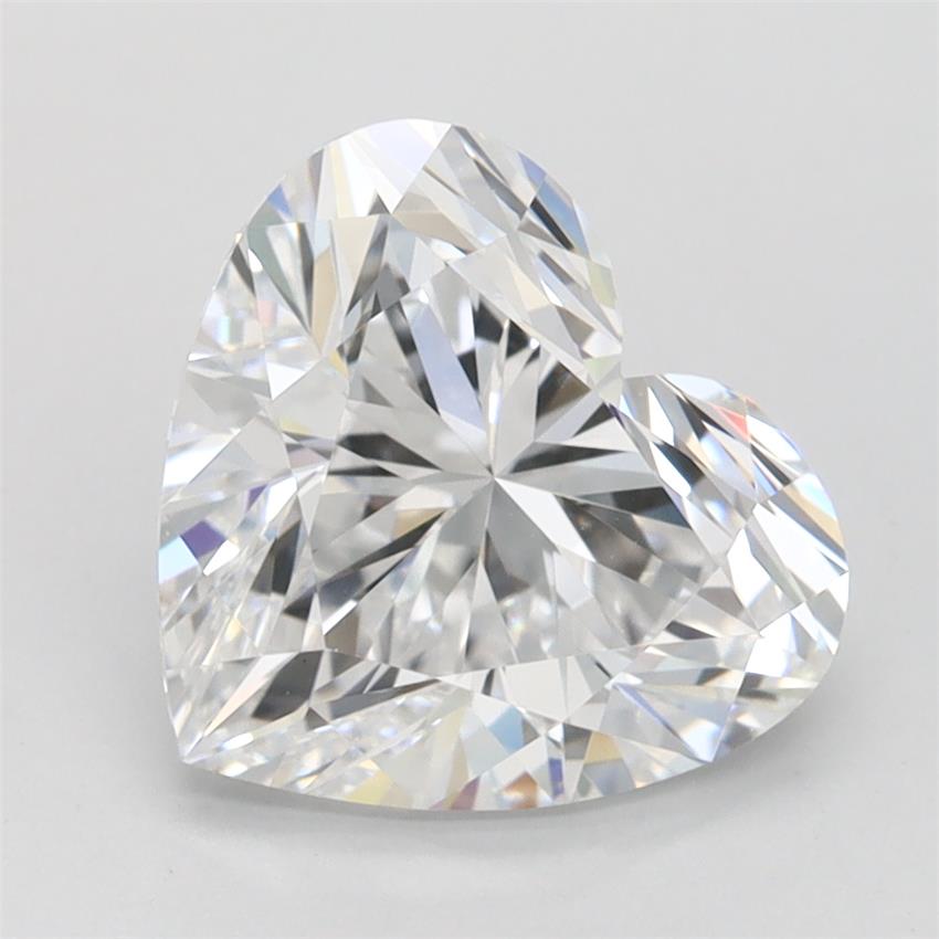 2.18CT Heart Cut Lab Grown Diamond D | IF | IGI Certified