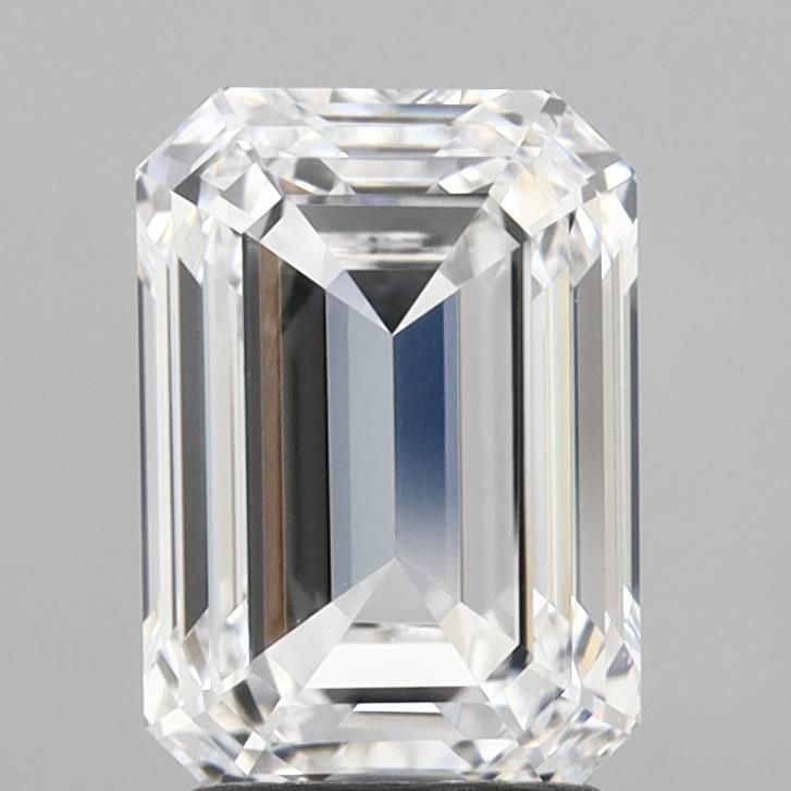 2.55CT Emerald Cut Lab Grown Diamond D | VVS2