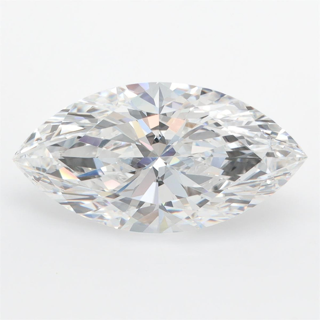 3.76CT Marquise Cut Lab Grown Diamond D | FL | IGI Certified