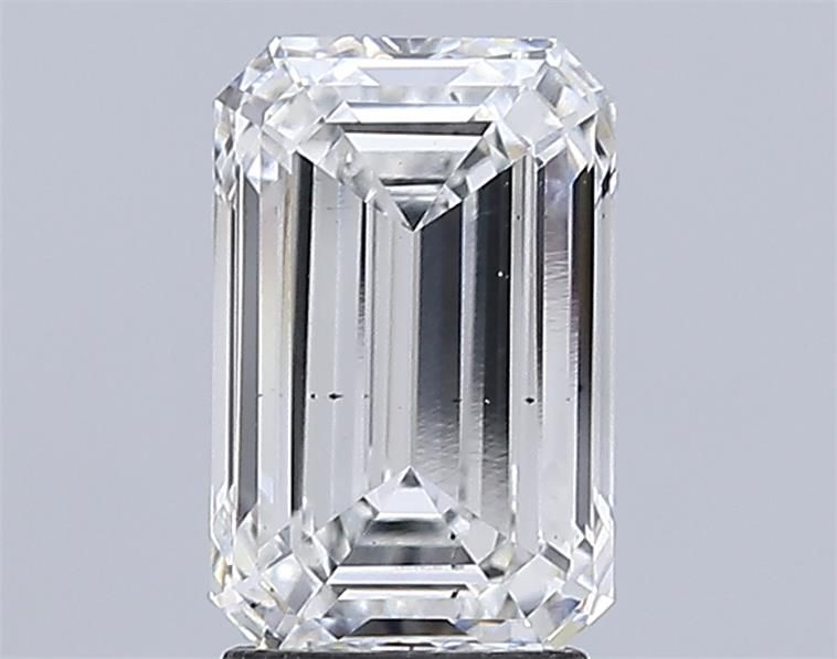3.04CT Emerald Cut Lab Grown Diamond E | SI1 | IGI Certified