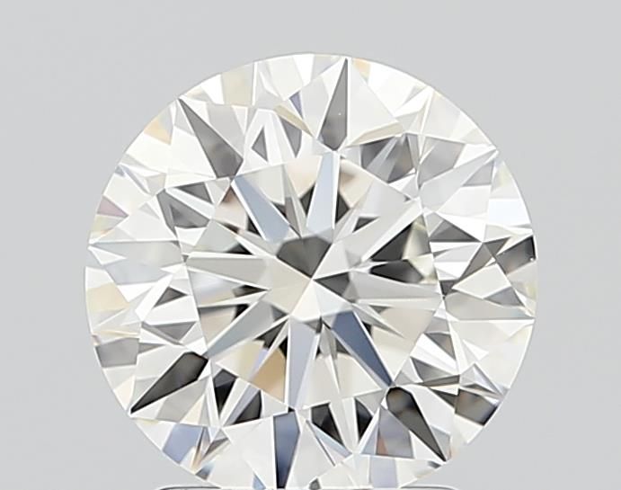 2.08CT Round Cut Lab Grown Diamond H | VVS2