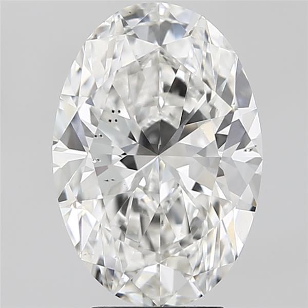 4.01CT Oval Cut Lab Grown Diamond F | SI1 | IGI Certified