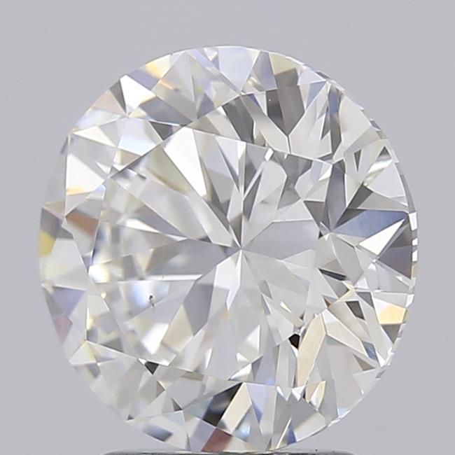 2.5CT Round Cut Lab Grown Diamond F | VS1 | IGI Certified