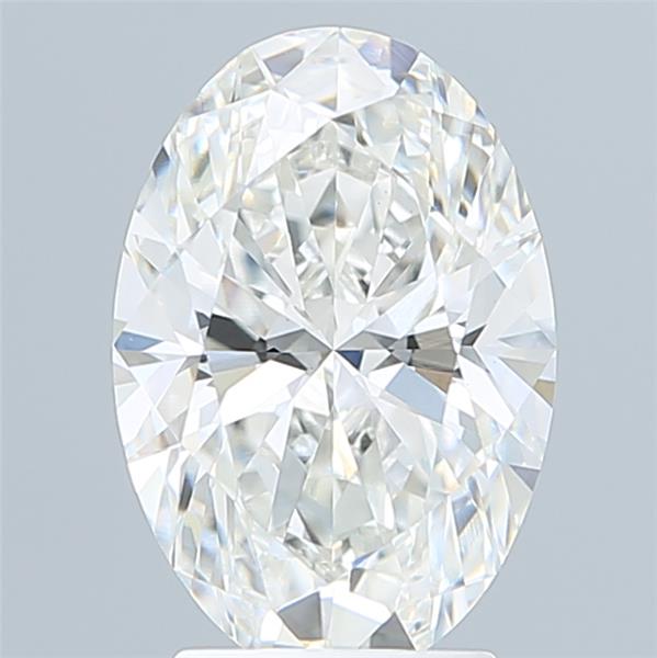 3.09CT Oval Cut Lab Grown Diamond G | VVS2 | IGI Certified