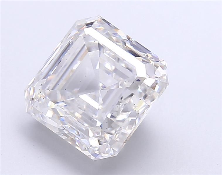 5.01CT Asscher Cut Lab Grown Diamond E | SI1 | IGI Certified