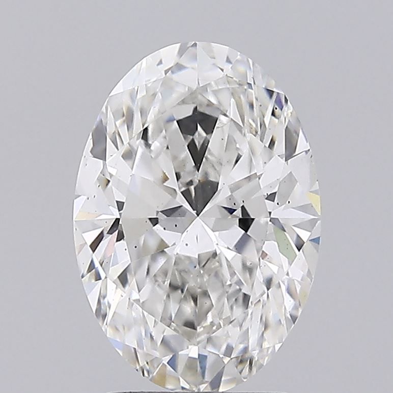 3.15CT Oval Cut Lab Grown Diamond F | SI1 | IGI Certified