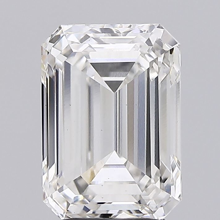 3.66CT Emerald Cut Lab Grown Diamond H | VS1 | IGI Certified