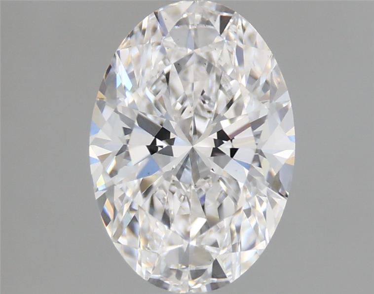 1.57CT Oval Cut Lab Grown Diamond D | VS2 | GIA Certified