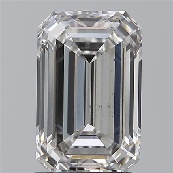 1.6CT Emerald Cut Lab Grown Diamond G | VS2 | IGI Certified