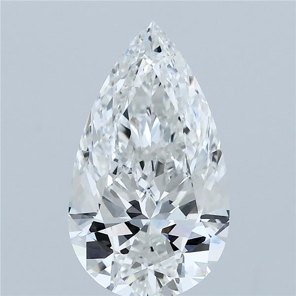 2.01CT Pear Cut Lab Grown Diamond F | VVS2 | IGI Certified