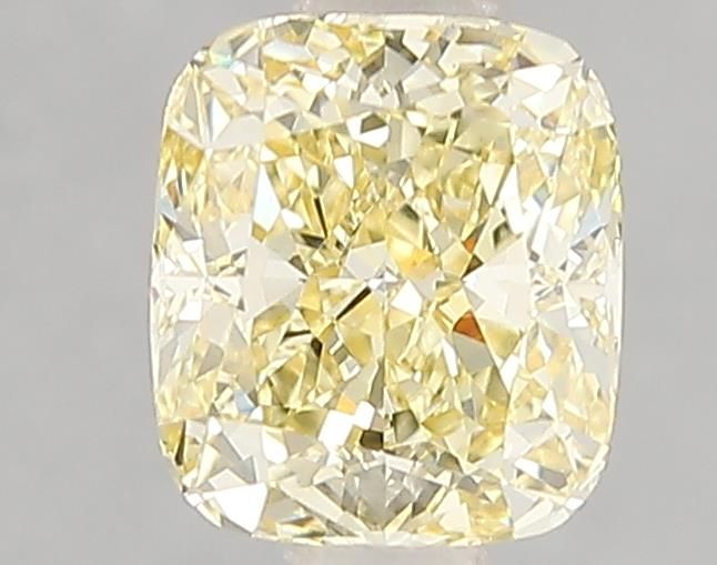 1.5CT Cushion Cut Coloured Lab Grown Diamond YELLOW | VS1 | IGI Certified