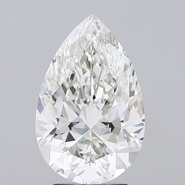 4.08CT Pear Cut Lab Grown Diamond G | VVS2 | IGI Certified