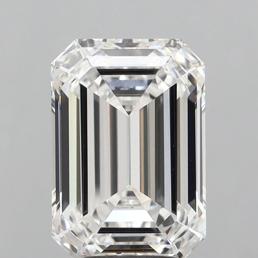 5.05CT Emerald Cut Lab Grown Diamond F | VVS2 | IGI Certified